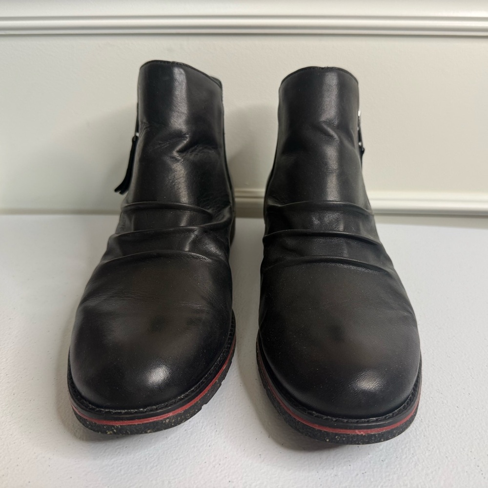 Women’s Aetrex Mila Black Ankle Boots with Zipper, size 42 - Picture 4 of 12